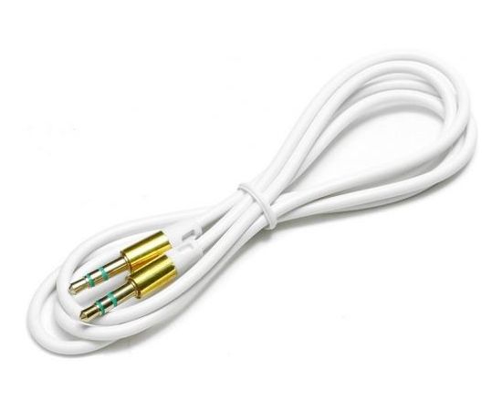 Кабель аудио Cablexpert CCA-3.5MM-1W, джек3.5 / джек3.5, белый 1м