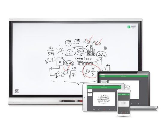 Интерактивный дисплей модель SPNL-6275 с технологией iQ и ключом активации SMART Learning Suite