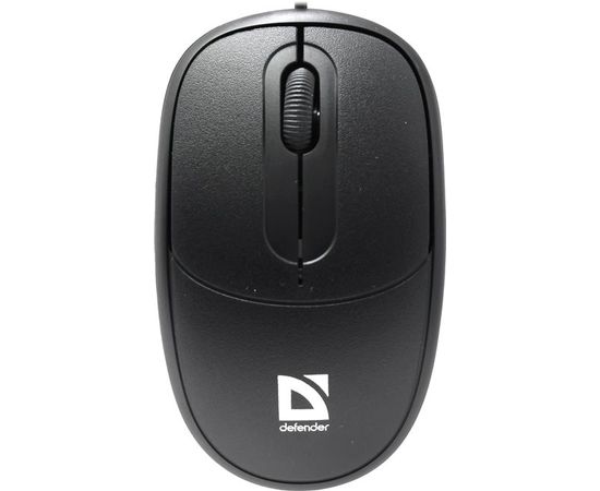 Мышь проводная Defender Datum MS-980 черный,3 кнопки,1000dpi