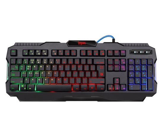 Клавиатура игровая Defender Legion GK-010DL RU, черный, RGB подсветка,19 Anti-Ghost