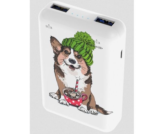 Зарядное устройство Power bank Ritmix RPB-10007 Corgi