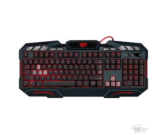 Клавиатура игровая Defender Doom Keeper GK-100DL RU, черный