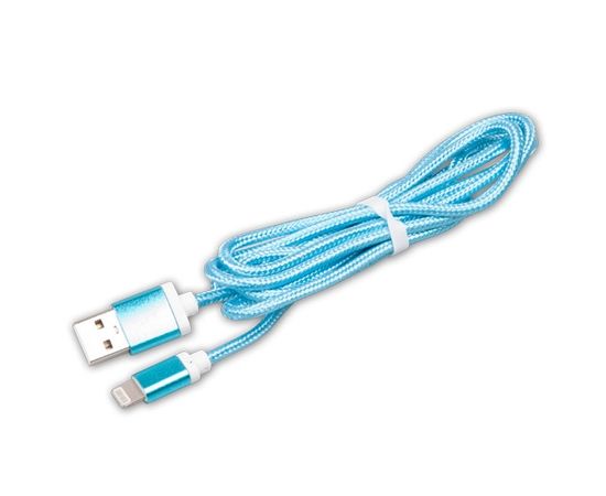 Кабель Apple Ritmix RCC-321 lightning 8pin-USB голубой