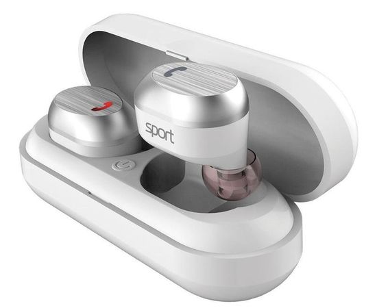 Гарнитура беспроводная Elari NanoPods Sport белый