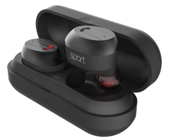 Гарнитура беспроводная Elari NanoPods Sport черный