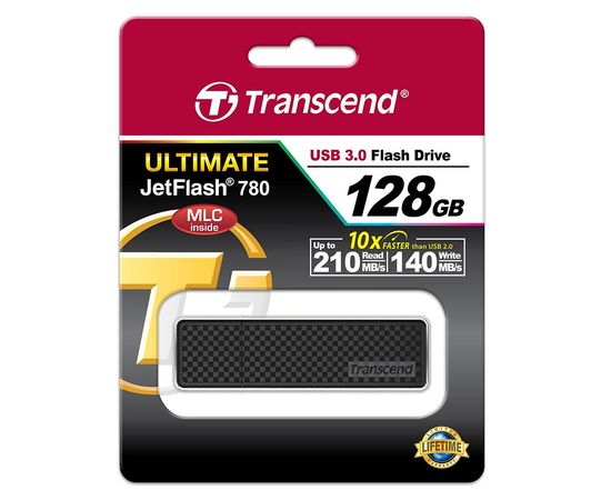 USB Флеш 128GB 3.0 Transcend TS128GJF780 черный