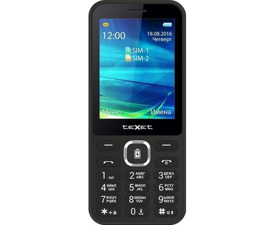 Мобильный телефон Texet TM-D327 черный
