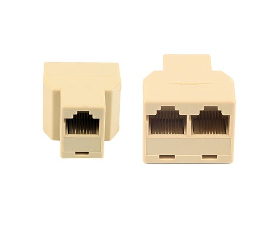 Разветвитель Cablexpert US-09A RJ45 8P8C (розетка) -> 2x8P8C (розетки)