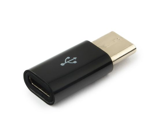 Переходник USB Cablexpert A-USB2-CMmF-01, USB Type-C (папа) - Micro USB (мама), пакет