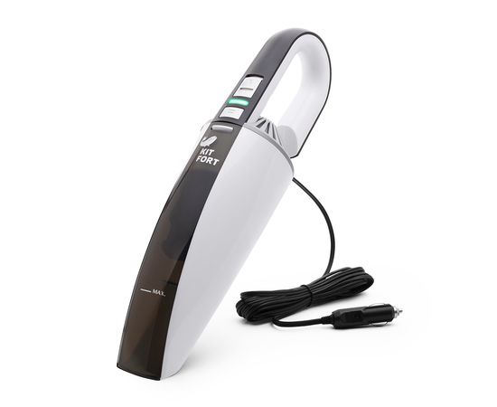 Пылесос автомобильный Kitfort KT-537-1 бело-черный