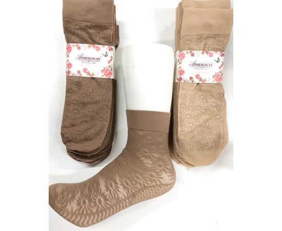 Декоративные женские капроновые носочки