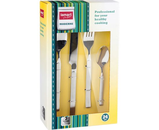 Столовый набор Lamart LT5003 Moderne 24 пр.