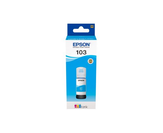Чернила Epson C13T00S24A для 103 EcoTank L3100/L3101/L3110/L3150 голубой