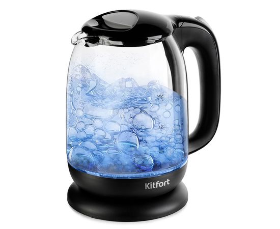 Электрический чайник Kitfort KT-625-5 черно-серый