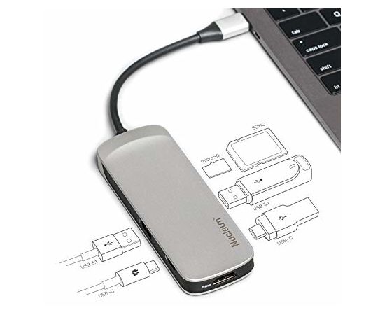 Разветвитель Type C (HUB) Kingston Nucleum C-HUBC1-SR-EN