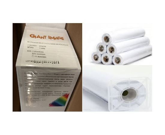 Рулон 36" GIANT IMAGE RC INKJET PAPER 240g Glossy микропористая, водостойкая