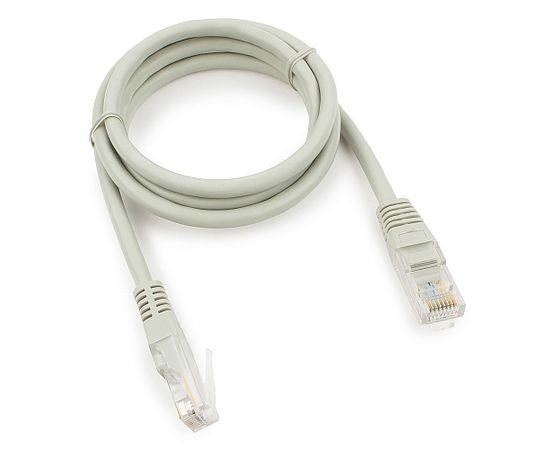 Патч-корд медный UTP Cablexpert PP10-1M кат.5e, 1м, литой, многожильный (серый)