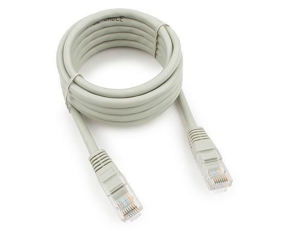 Патч-корд медный UTP Cablexpert PP10-2M кат.5e, 2м, литой, многожильный (серый)