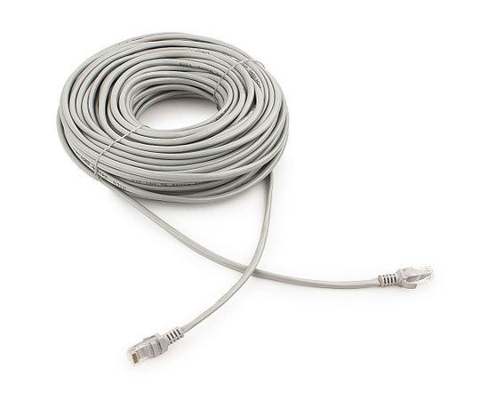Патч-корд UTP Cablexpert PP12-30M кат.5e, 30м, литой, многожильный (серый)