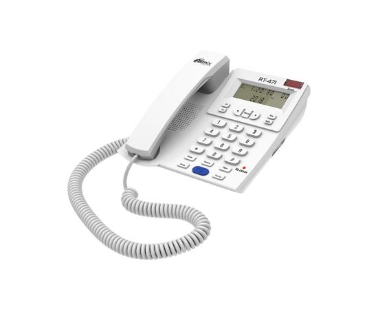 Телефон проводной Ritmix RT-471 белый