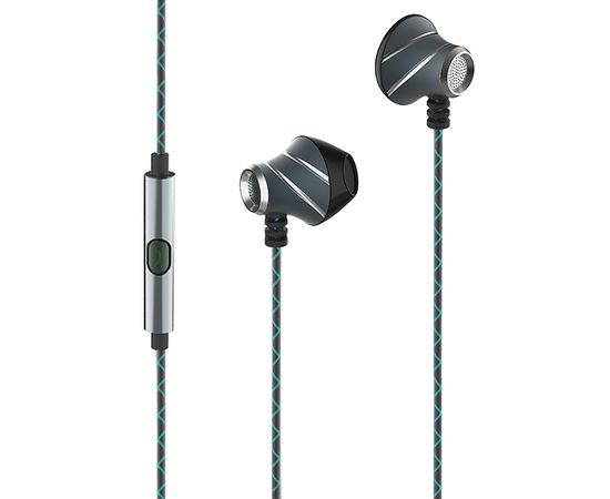 Наушники-вкладыши проводные Olmio "Muse", малахит