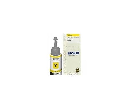 Чернила Epson C13T67344A L800/1800/810/850 желтый
