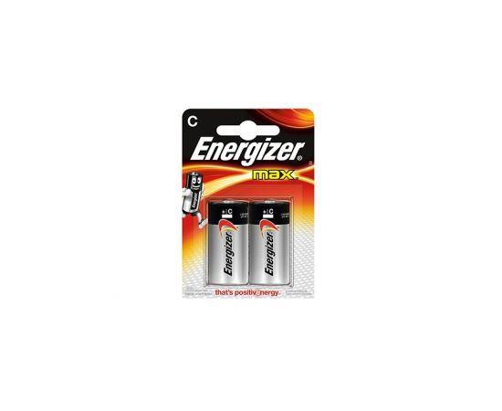 Элемент питания LR14 С Energizer MAX  Alkaline Акция 2 штуки в блистере