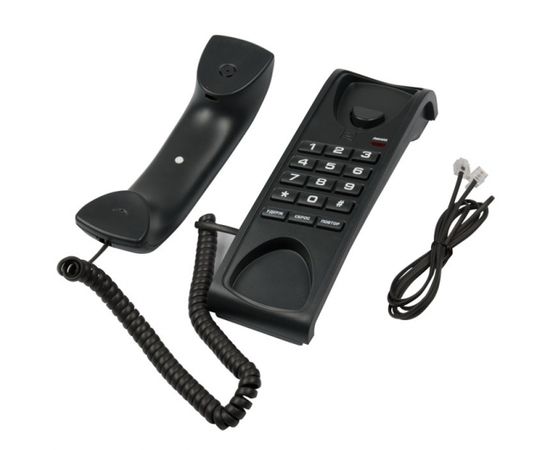 Телефон проводной Ritmix RT-007 черный