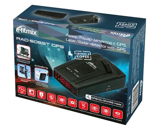 Радар-детектор Ritmix RAD-505ST GPS