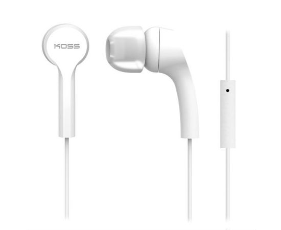Наушники-вкладыши проводные Koss KEB9iW белый