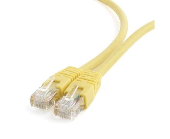 Патч-корд UTP Cablexpert PP6U-1M/Y  кат.6, 1м, литой, многожильный (жёлтый)