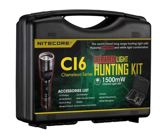 Фонарь NITECORE CI6 HUNTING KIT INFRAREA