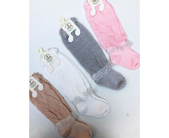 Декоративные хлопковые  гольфы для девочек