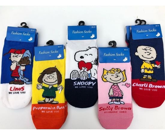 Женские носочки с мультяшными принтами