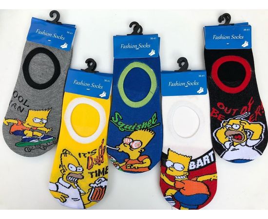 Женские следы с принтами "The Simpsons"