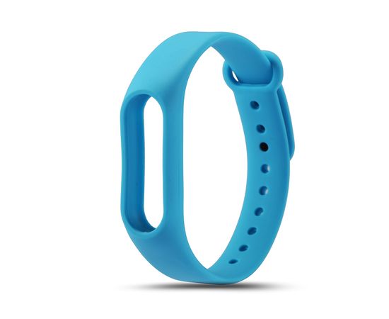 Силиконовый ремешок Xiaomi Mi Band 2 Strap голубой(MYD4088TY)