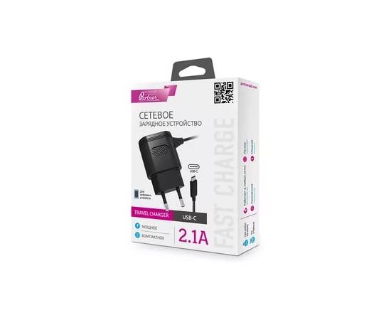 Сетевое зарядное устройство Partner type-C, 2.1А