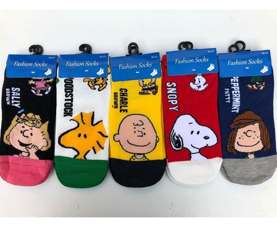 Женские носочки с мультяшными принтами