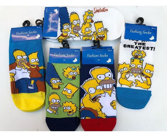 Женские носочки с принтами "The Simpsons"