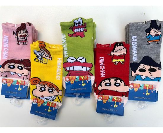 Детские носочки с мультяшными принтами