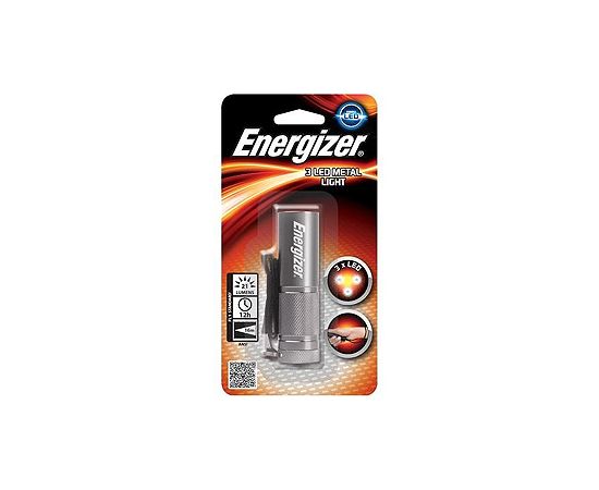Фонарь компактный Energizer Metal light 3xААА черный