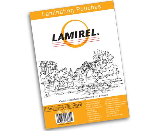 Пленка для ламинирования Fellowes Lamirel А4, 75мкм, 100 шт.