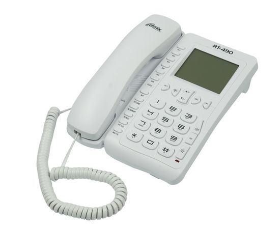 Телефон проводной Ritmix RT-490 белый