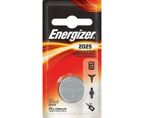 Элемент питания Energizer CR2025 -1 штука в блистере