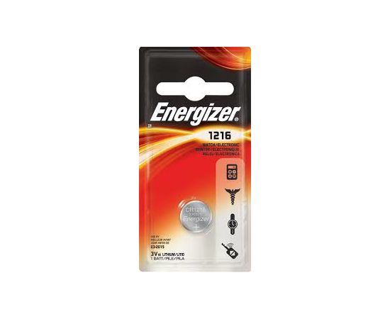 Элемент питания Energizer CR1216 -1 штука в блистере