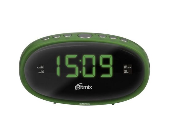 Радиочасы Ritmix RRC-616 green