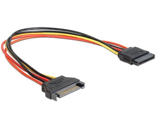 Удлинитель кабеля питания SATA Cablexpert CC-SATAMF-01, 15pin(M)/15pin(F), 30см