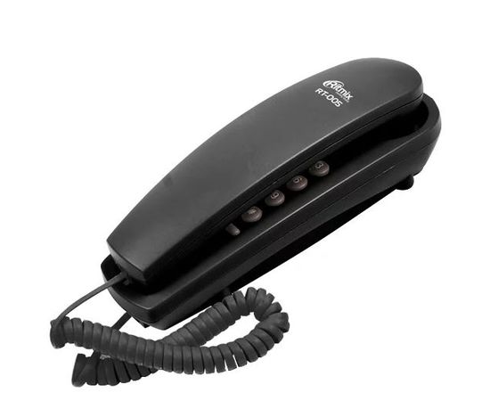 Телефон проводной Ritmix RT-005 черный