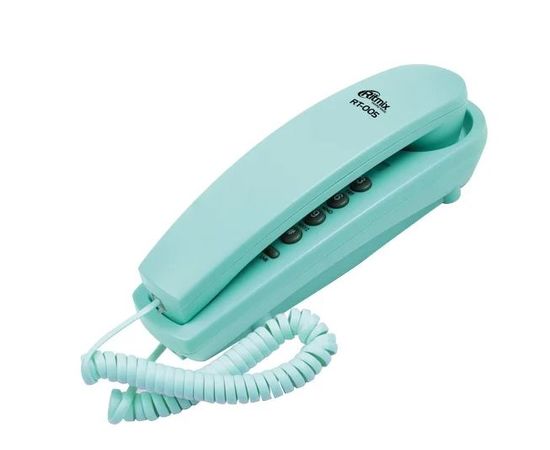 Телефон проводной Ritmix RT-005 синий