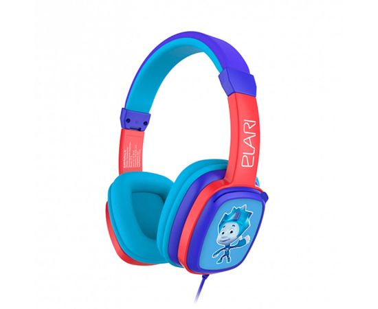 Наушники-накладные проводные  ELARI FixiTone сине-красный